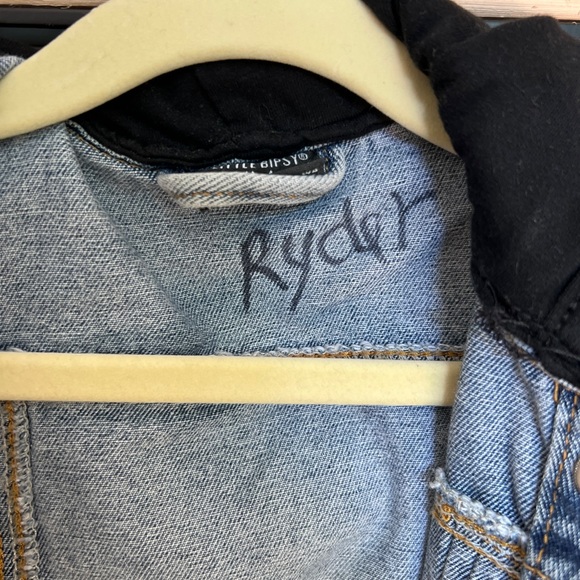 Little bipsy denim hooded jacket size 2-3 T - Picture 5 of 5